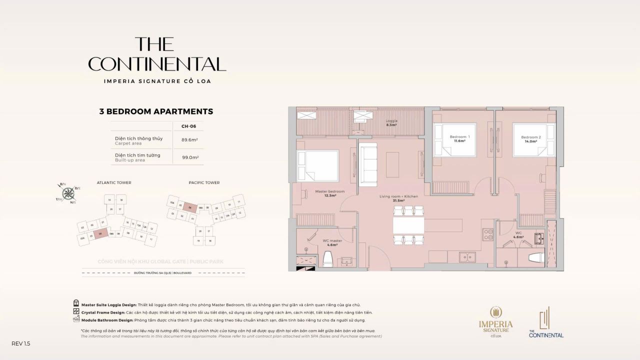 3 Bedroom Apartments