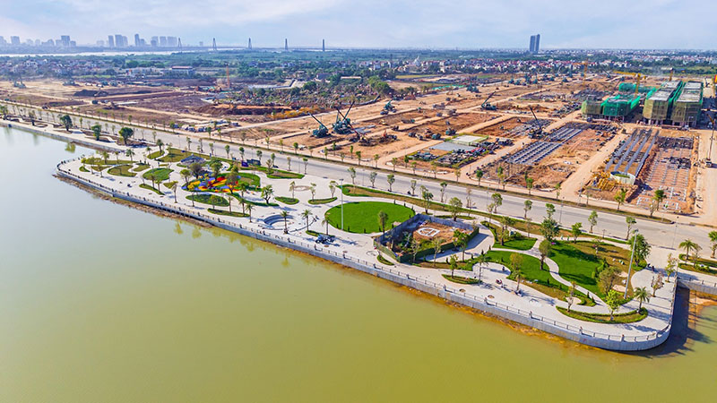 hồ thiên nga vinhome global gate
